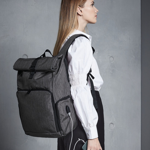 Q-Tech Charge Roll-Up Backpack Thumbnail