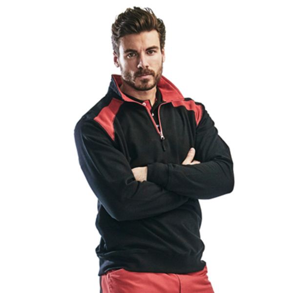 HALF-ZIP 2-TONE SWEATSHIRT Thumbnail