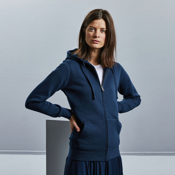 Russell Ladies Authentic Zipped Hoodie Thumbnail